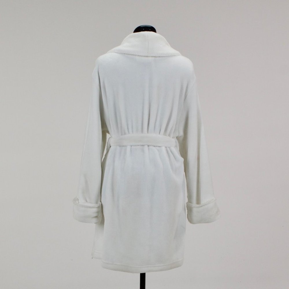 Soft White Terry Robe - Picture 3 of 3